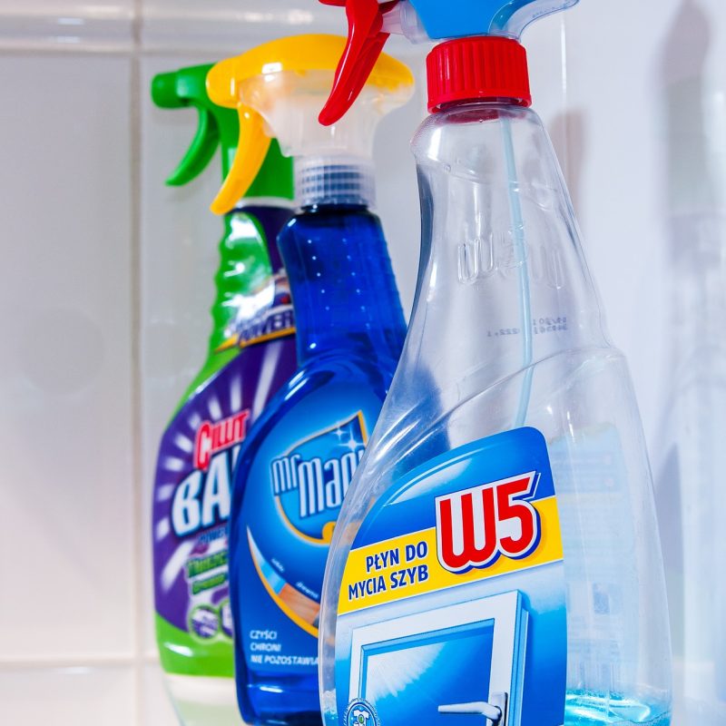 avoid household cleaners